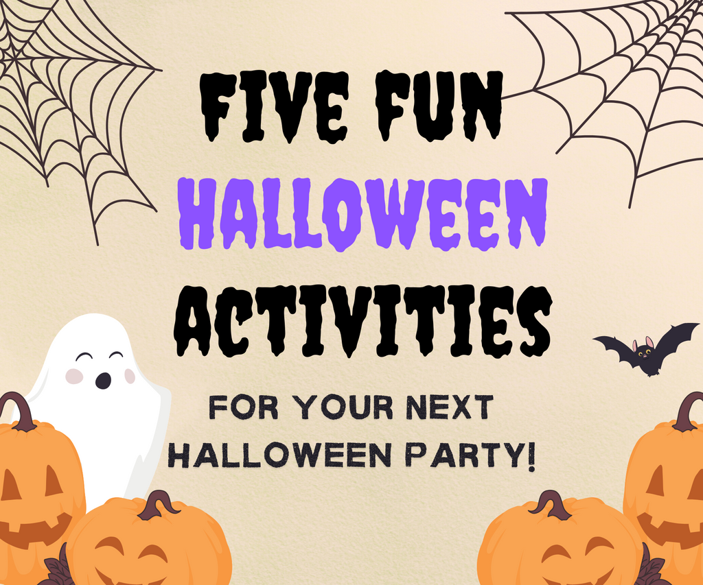 Five Fun Halloween Activities to Do at Your Next Halloween Party! 🎃🍎💀👻🍬🍭🍫